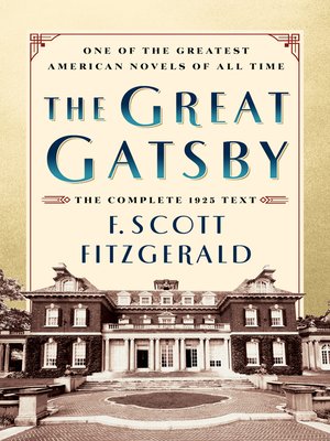 cover image of The Great Gatsby Original Classic Edition